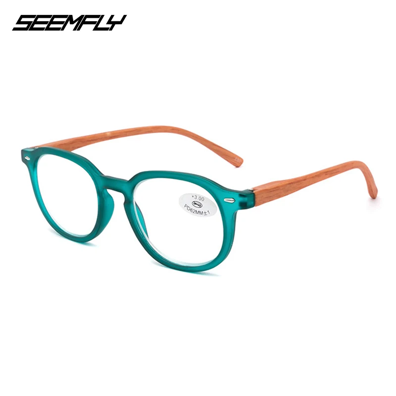 

Seemfly Reading Glasses Women Men Retro Fashion Ultralight Full Frame Clear Lenses Presbyopic Eyeglasses Goggle Unisex Eyewear