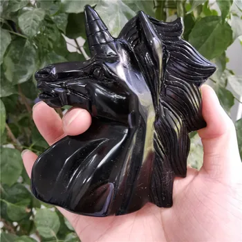 So Beautiful ! Hand Carved Natural Obsidian Unicorn Healing Quartz Crystal Unicorn
So Beautiful ! Hand Carved Natural Obsidian Unicorn Healing Quartz Crystal Unicorn