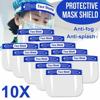 10x Full Face Covering Anti-fog Safety Shield Tool Mask Outdoor protection Clear Glasses Eye Helmet Kitchen protective mask
10x Full Face Covering Anti-fog Safety Shield Tool Mask Outdoor protection Clear Glasses Eye Helmet Kitchen protective mask