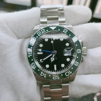 Factory low price men's watch automatic mechanical watch GMT stainless steel sapphire waterproof business sterile black 45
Factory low price men's watch automatic mechanical watch GMT stainless steel sapphire waterproof business sterile black 45