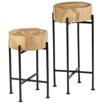 2 pcs Round Side Table, Wooden End Table, Nightstand/Small Table for Living Room,Accent Table,Side Table for Small Space Storage
2 pcs Round Side Table, Wooden End Table, Nightstand/Small Table for Living Room,Accent Table,Side Table for Small Space Storage