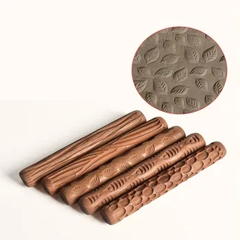 Ceramic tools wooden texture clay embossed rod embossed pattern rolling clay rod clay sculpture pottery tools
Ceramic tools wooden texture clay embossed rod embossed pattern rolling clay rod clay sculpture pottery tools