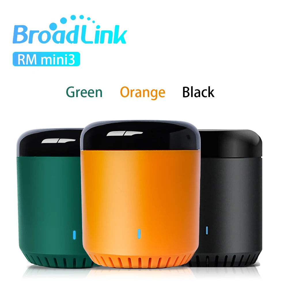Broadlink Rm Mini 3 IR Controller Remote Control Wifi 4G APP Control Work With Alexa Echo Google smart home Black Green Orange
Broadlink Rm Mini 3 IR Controller Remote Control Wifi 4G APP Control Work With Alexa Echo Google smart home Black Green Orange