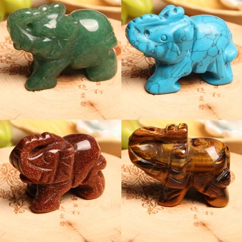1PC Natural Crystal Stone Elephant Shaped Amethyst Obsidian Animals Rose Quartz Elephant Gems Crafts Small Decoration Home Decor
1PC Natural Crystal Stone Elephant Shaped Amethyst Obsidian Animals Rose Quartz Elephant Gems Crafts Small Decoration Home Decor