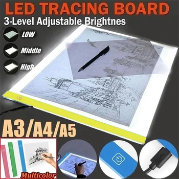 2020Aritist Tattoo Stencil Board Light Box Tracing Drawing Pad Table 3 Level Dimming A3 USB Powered Ultra-thin LED Drawing Board
2020Aritist Tattoo Stencil Board Light Box Tracing Drawing Pad Table 3 Level Dimming A3 USB Powered Ultra-thin LED Drawing Board