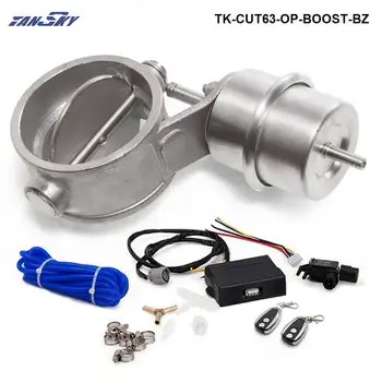 Cutout 2.5"63mm Pipe Open With Boost Actuator with Wireless Remote Controller Set For Ford Mustang TK-CUT63-OP-BOOST-BZ
Cutout 2.5"63mm Pipe Open With Boost Actuator with Wireless Remote Controller Set For Ford Mustang TK-CUT63-OP-BOOST-BZ