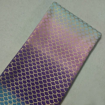 Glitter Gold Stamping Gadient Colors Fish Scale Printed Cottton Fabric 50x100cm Bling Bling Fabric Patchwork for Bag Cloth Dress 
Glitter Gold Stamping Gadient Colors Fish Scale Printed Cottton Fabric 50x100cm Bling Bling Fabric Patchwork for Bag Cloth Dress