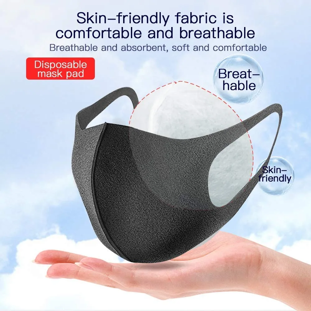 5 pcs Dust Mask Filter Anti PM2.5 Air Pollution Mouth Face Mask Winter Anti Dust Carbon Insert Washed Reusable Masks Men Women
5 pcs Dust Mask Filter Anti PM2.5 Air Pollution Mouth Face Mask Winter Anti Dust Carbon Insert Washed Reusable Masks Men Women