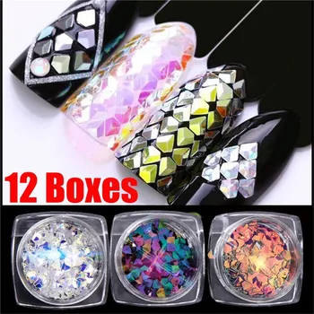 12Pcs/Set Mixed Crystal Nail Art Rhinestones Non Hotfix Flatback Glass Stones 3d Glitter Decorations Gems for DIY Nails Gems
12Pcs/Set Mixed Crystal Nail Art Rhinestones Non Hotfix Flatback Glass Stones 3d Glitter Decorations Gems for DIY Nails Gems