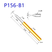 100PCS/pack P156-B1 Straight-up Pointed Copper Nickel-plated Spring Probe Outer Diameter 2.36mm Spring Test Probe
100PCS/pack P156-B1 Straight-up Pointed Copper Nickel-plated Spring Probe Outer Diameter 2.36mm Spring Test Probe