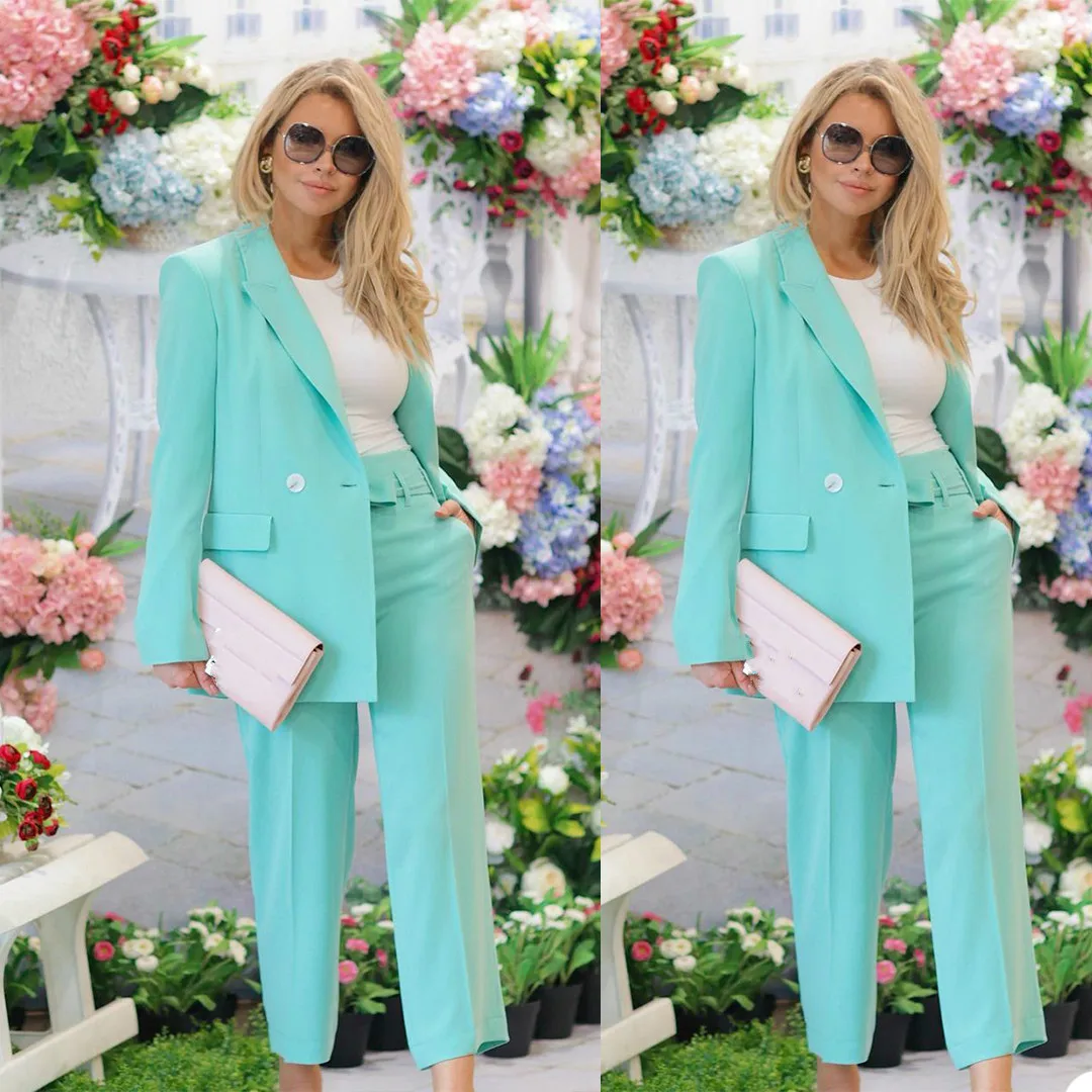 Elegant Green Women Suits Leisure Slim Fit Evening Party Prom Blazer Red Carpet Outfit Tuxedos (Jacket+Pants)
Elegant Green Women Suits Leisure Slim Fit Evening Party Prom Blazer Red Carpet Outfit Tuxedos (Jacket+Pants)