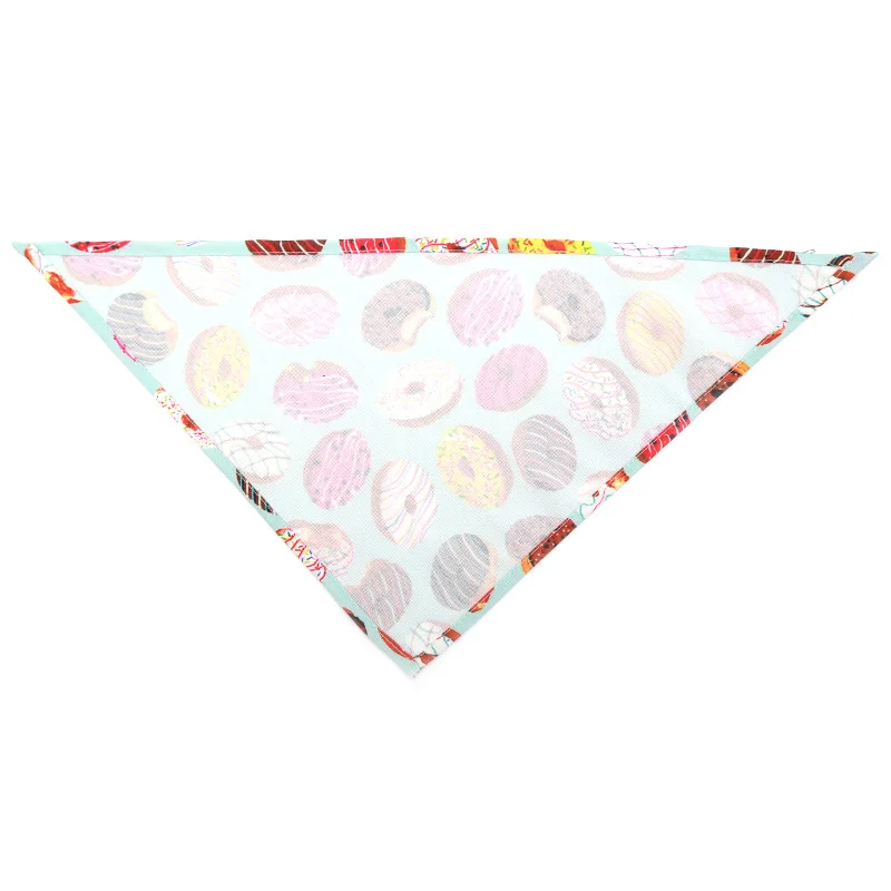 Fruit Print Pet Bandana – Adjustable Cotton Dog & Cat Summer Scarf
