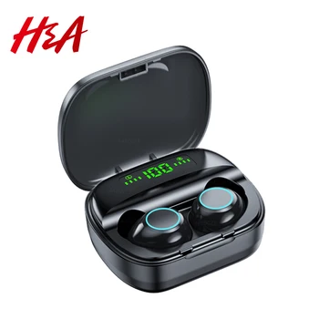 H&A TWS Bluetooth Earphones 5.0 with Mic Hifi Stereo Music Wireless Earbuds Touch Control Sports Waterproof Wireless Headphones
H&A TWS Bluetooth Earphones 5.0 with Mic Hifi Stereo Music Wireless Earbuds Touch Control Sports Waterproof Wireless Headphones