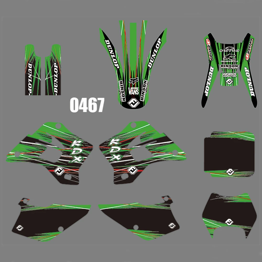 For KAWASAKI KDX200 KDX220 1995-2008 Graphics Decals Stickers Custom Number Name 3M Full Motorcycle Backgrounds Accessories
For KAWASAKI KDX200 KDX220 1995-2008 Graphics Decals Stickers Custom Number Name 3M Full Motorcycle Backgrounds Accessories