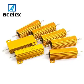 50W 5% Aluminum Power Metal Shell Case Wirewound Resistor 4R 5R 12R 15R 20R 4 5 12 15 20 ohm
50W 5% Aluminum Power Metal Shell Case Wirewound Resistor 4R 5R 12R 15R 20R 4 5 12 15 20 ohm