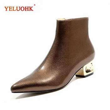 34-40 Women Boots Top Quality Autumn Boots Women High Quality Ankle Boots For Women 4 CM Heel 
34-40 Women Boots Top Quality Autumn Boots Women High Quality Ankle Boots For Women 4 CM Heel