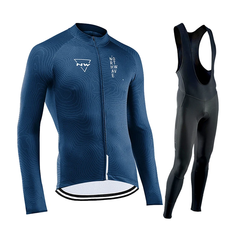 

NW 2020 Breathable Cycling Jersey Suit Northwave Long Sleeve Autumn Cycling Jersey Men's Suit Outdoor Sports Bike Mountain Bike