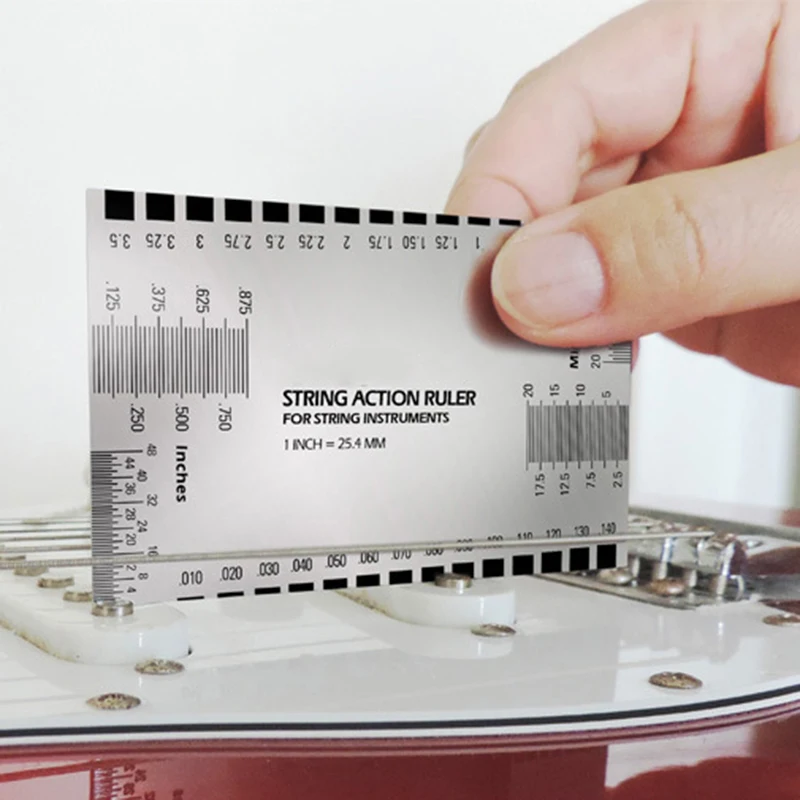 1pc Guitar String Action Gauge String Pitch Ruler Measuring Tool Guitar Accessories String Action Gauge Ruler String Instruments
1pc Guitar String Action Gauge String Pitch Ruler Measuring Tool Guitar Accessories String Action Gauge Ruler String Instruments