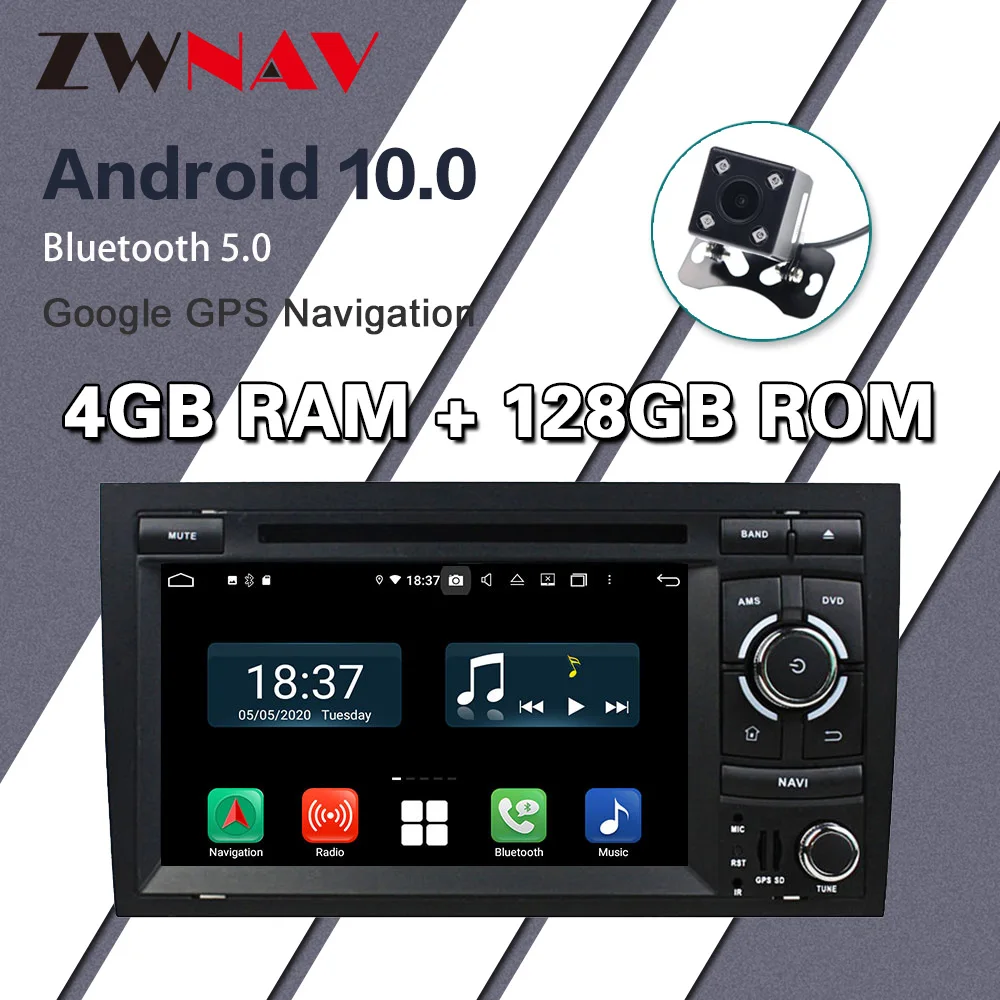 128GB Carplay Android 10 DVD Player for Audi A4 2002 2003 2004 2005 2006 2007 2008 GPS Auto Radio Audio Music Stereo Head unit
128GB Carplay Android 10 DVD Player for Audi A4 2002 2003 2004 2005 2006 2007 2008 GPS Auto Radio Audio Music Stereo Head unit