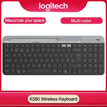 Logitech K580 2.4G Wireless Ultra-Thin Office Keyboard Unifying Bluetooth Dual Mode Suitable For Computer Mobile Phone
Logitech K580 2.4G Wireless Ultra-Thin Office Keyboard Unifying Bluetooth Dual Mode Suitable For Computer Mobile Phone
