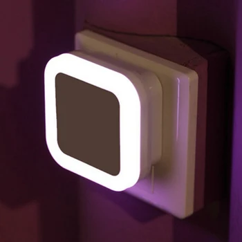Light Sensor Control Night Light EU/US Plug Auto Mini LED Novelty Square Bedroom Wall Lamp For Baby Kids Romantic Gift
Light Sensor Control Night Light EU/US Plug Auto Mini LED Novelty Square Bedroom Wall Lamp For Baby Kids Romantic Gift
