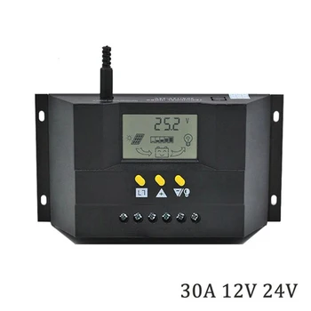 LCD Display Solar Charge Controller 12-24V 30A Solar Panel Controller Regulator Intelligent PWM Charge Modle
LCD Display Solar Charge Controller 12-24V 30A Solar Panel Controller Regulator Intelligent PWM Charge Modle