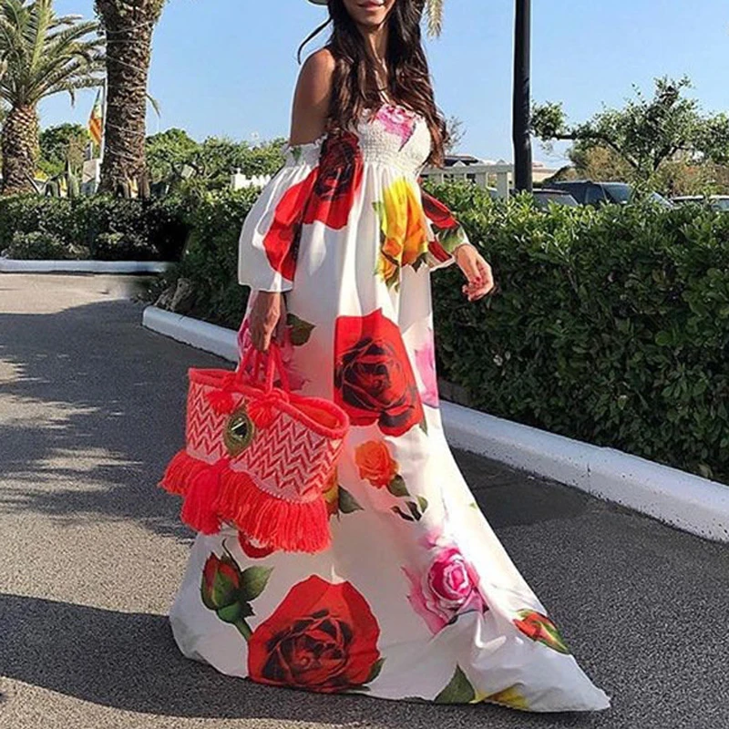 Sexy Tube Top Digital Print Long Skirt 2021 Fashion Women Floral Dress Backless Dresses Female Holiday Party Suit Ladies
Sexy Tube Top Digital Print Long Skirt 2021 Fashion Women Floral Dress Backless Dresses Female Holiday Party Suit Ladies