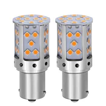 2PCS 1156 LED No Hyper Flash Bulb PY21W BAU15S Car Turn Signal Light Canbus No Error Yellow/Amber 3030 35SMD 2100LM Rated
2PCS 1156 LED No Hyper Flash Bulb PY21W BAU15S Car Turn Signal Light Canbus No Error Yellow/Amber 3030 35SMD 2100LM Rated
