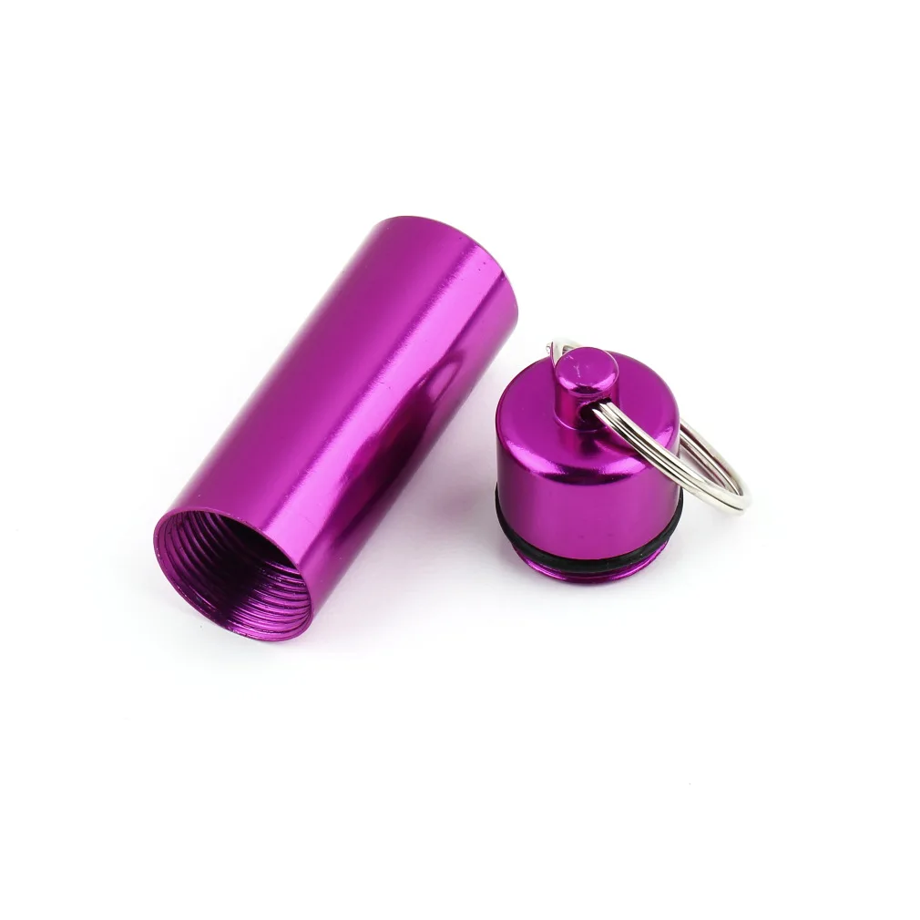 1PC Waterproof Aluminum Pill Box Case Bottle Cache Drug Holder Container Keychain Medicine Box Health Care
1PC Waterproof Aluminum Pill Box Case Bottle Cache Drug Holder Container Keychain Medicine Box Health Care