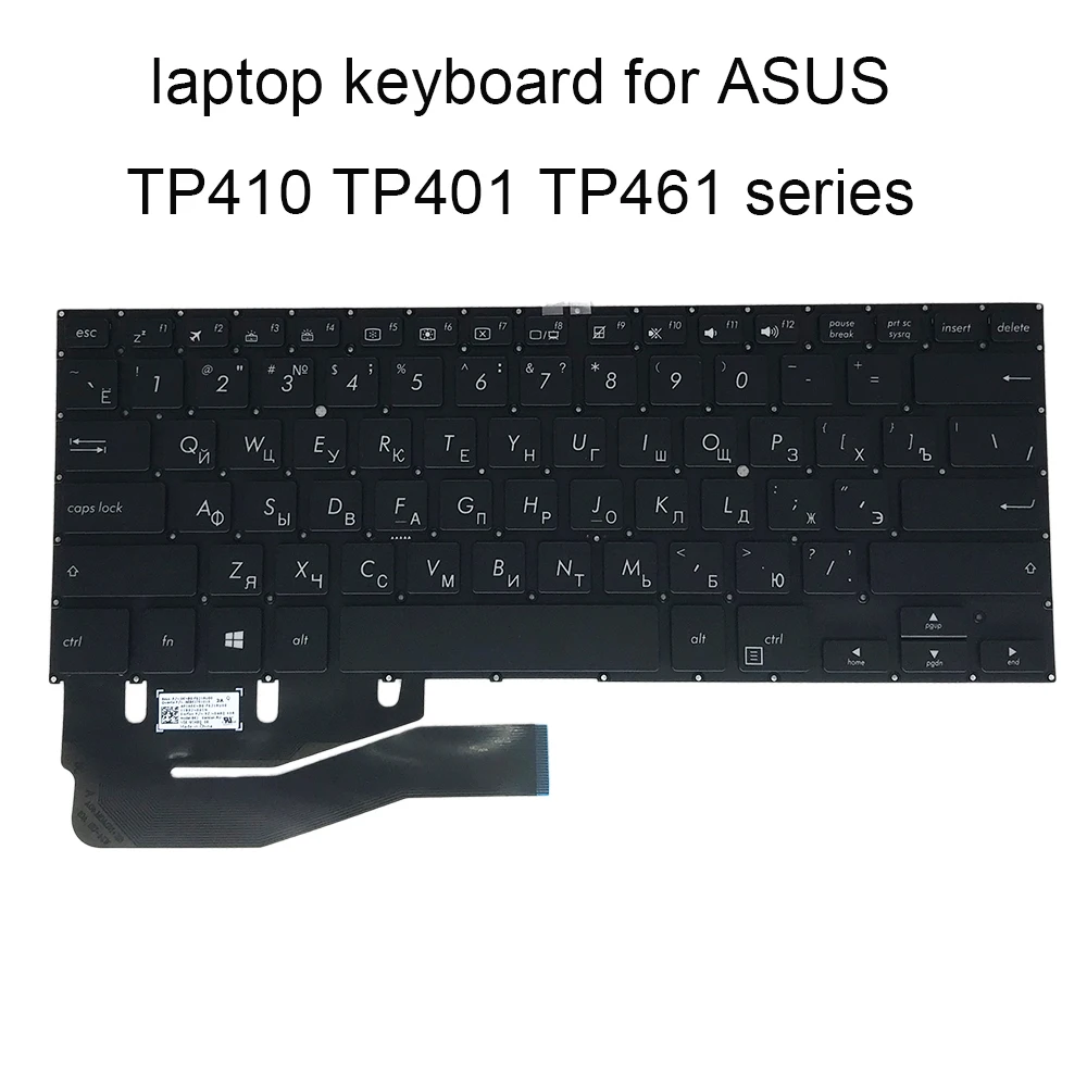 Replacement keyboards TP410 for ASUS vivobook flip TP401 TP461 RU Russian SP Spanish black Backlit keyboard new 0KNB0 F621RU00
Replacement keyboards TP410 for ASUS vivobook flip TP401 TP461 RU Russian SP Spanish black Backlit keyboard new 0KNB0 F621RU00