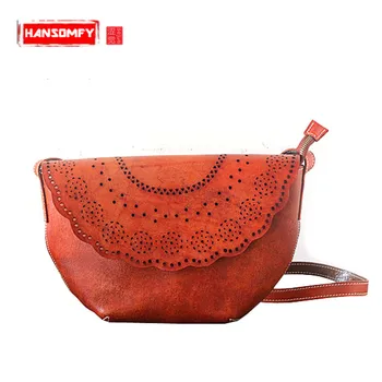 Hand-wiping Women Bag Leather Bag Handbag Retro First Layer Tannery Personalized Female Bag Shoulder Messenger Bag Original Soft
Hand-wiping Women Bag Leather Bag Handbag Retro First Layer Tannery Personalized Female Bag Shoulder Messenger Bag Original Soft