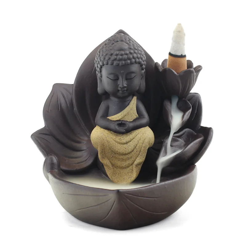 Little Monk Reverse Flow Censer Ceramic Aromatherapy Stove Creative Sandalwood Censer Household Kodo Incense Holder Chinese Eagl
Little Monk Reverse Flow Censer Ceramic Aromatherapy Stove Creative Sandalwood Censer Household Kodo Incense Holder Chinese Eagl