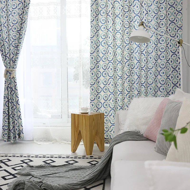 Curtains for Living Room Half - Life Edge - New Cotton and Linen Printed Curtain Cloth
Curtains for Living Room Half - Life Edge - New Cotton and Linen Printed Curtain Cloth