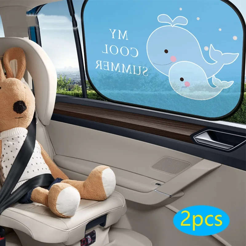 2pcs Car Side Window Sunshade Cartoon Patterned Auto Sun Shades Protector Foldable Car Cover for Baby Child Kids Car Styling
2pcs Car Side Window Sunshade Cartoon Patterned Auto Sun Shades Protector Foldable Car Cover for Baby Child Kids Car Styling