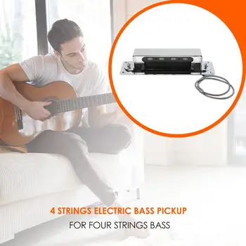 4 Silver String Copper Magnetic Steel Electric Bass Pickup Replacement String Musical Instrument Parts Accessories
4 Silver String Copper Magnetic Steel Electric Bass Pickup Replacement String Musical Instrument Parts Accessories