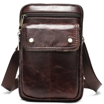 Fast shipping Real leather phone Bag for Men Leather Shoulder Bag Brand waist bag
Fast shipping Real leather phone Bag for Men Leather Shoulder Bag Brand waist bag
