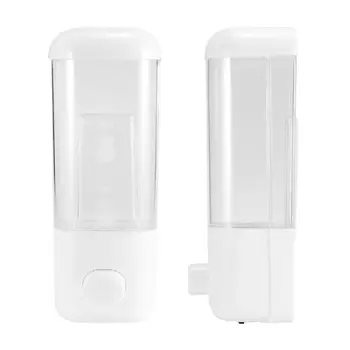 500ml Bathroom Soap Dispenser Wall Mounted Self-Adhesive Shampoo Container Hand Press Clear Liquid Lotion Single Slot Storage 
500ml Bathroom Soap Dispenser Wall Mounted Self-Adhesive Shampoo Container Hand Press Clear Liquid Lotion Single Slot Storage