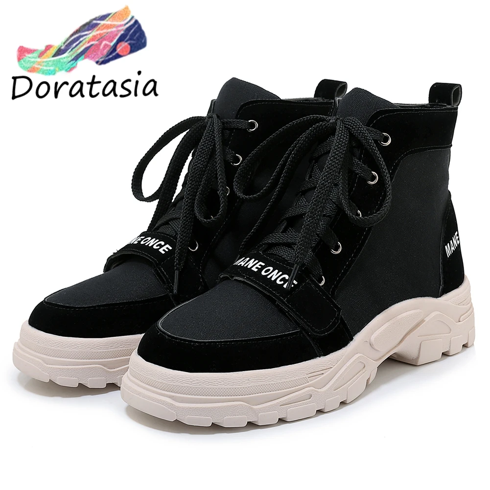 DORATASIA Plus Size 29-46 Autumn Winter Platform Ankle Boots Women 2019 Platform Booties Ladies Casual non-slip Shoes Woman
DORATASIA Plus Size 29-46 Autumn Winter Platform Ankle Boots Women 2019 Platform Booties Ladies Casual non-slip Shoes Woman