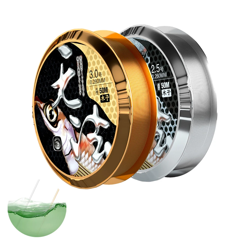 1 шт., 50 м, нейлоновая рыболовная леска
1 шт., 50 м, нейлоновая рыболовная леска