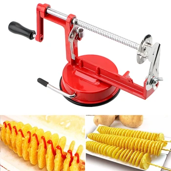 Spiral French Fry Cutter Cooking Tools Stainless Steel Twisted Potato Apple Slicer Vegetable Spiralizer Manual Kitchen Gadgets
Spiral French Fry Cutter Cooking Tools Stainless Steel Twisted Potato Apple Slicer Vegetable Spiralizer Manual Kitchen Gadgets