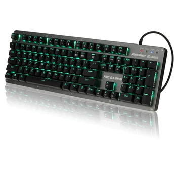 ArealerGaming Macro Keyboard Anti-ghosting Full Programmable Roarer 104 Keys RGB Blue Switches Mechanical LED Backlit Backlight
ArealerGaming Macro Keyboard Anti-ghosting Full Programmable Roarer 104 Keys RGB Blue Switches Mechanical LED Backlit Backlight