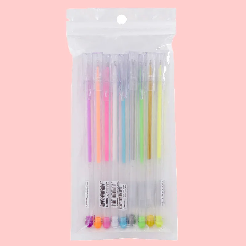 9 PCs Highlight Color Gel Pens Hand Account Pen Student Creative Gel Pen Stationery Prizes Gifts Wholesale
9 PCs Highlight Color Gel Pens Hand Account Pen Student Creative Gel Pen Stationery Prizes Gifts Wholesale