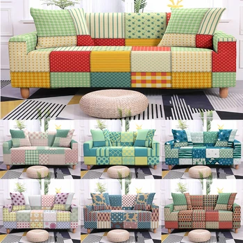 Classical Simple Square Geometric Printed Sofa Cover for Living Room Home Sofa Couch Elastic Protective Cover L-shape Slipcover
Classical Simple Square Geometric Printed Sofa Cover for Living Room Home Sofa Couch Elastic Protective Cover L-shape Slipcover