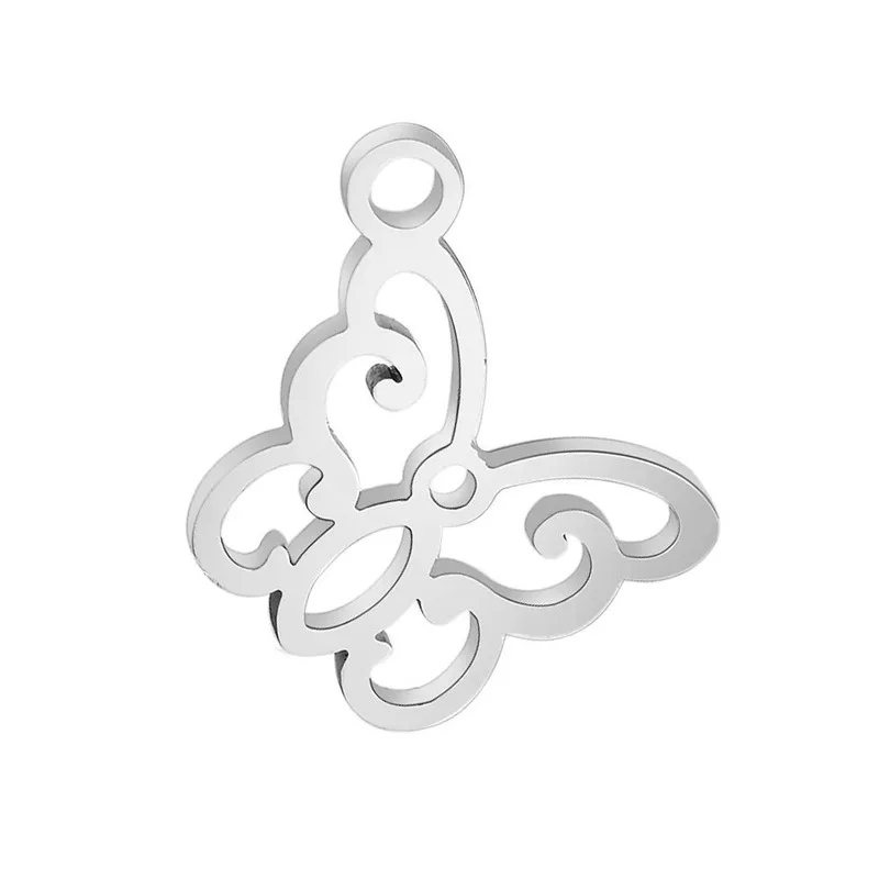5pcs/lot DIY Stainless Steel Openwork butterfly Pendant Mirror Polished Connector Charm Findings Jewelry for Necklace Bracelet
5pcs/lot DIY Stainless Steel Openwork butterfly Pendant Mirror Polished Connector Charm Findings Jewelry for Necklace Bracelet