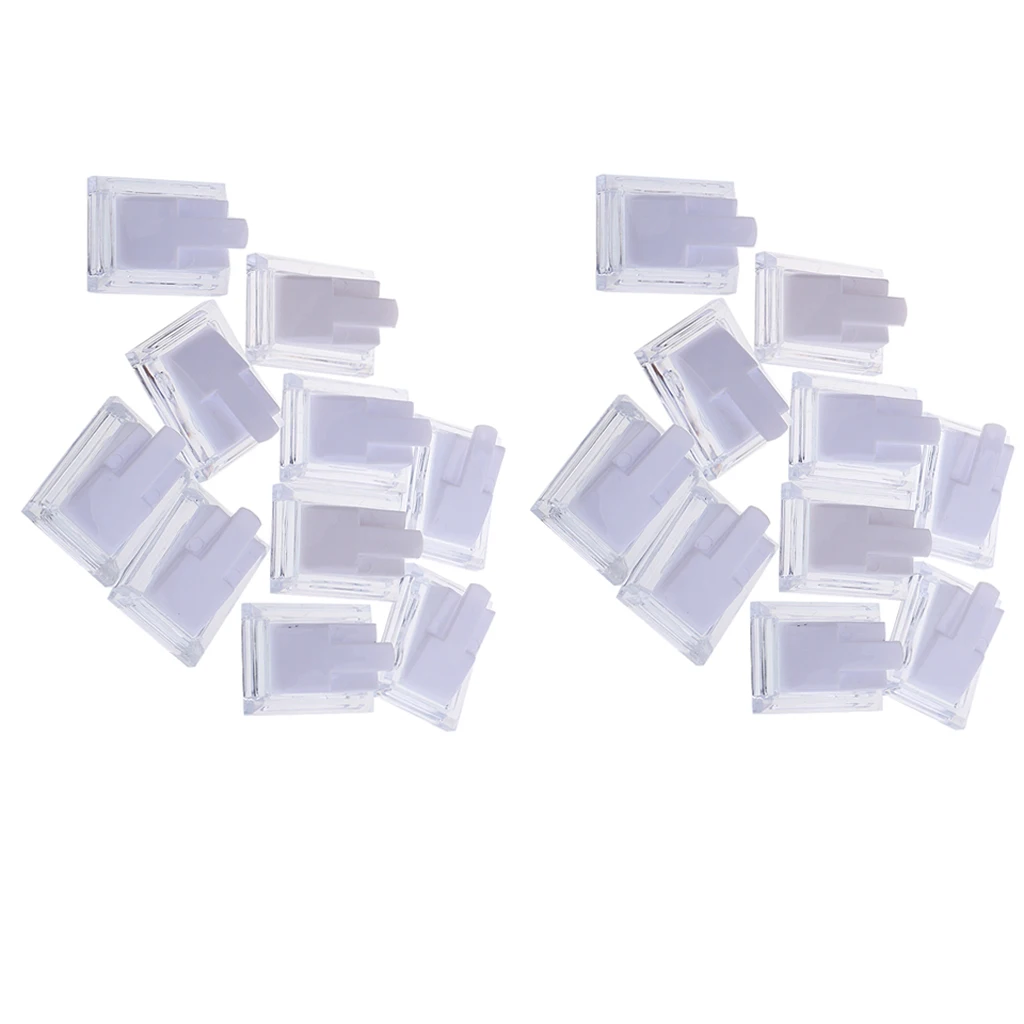 20pcs Plastic Finger Ring Holder Display Storage Stand For Women Ladies 20pcs Plastic Finger Ring Holder Display Storage Stand For Women Ladies