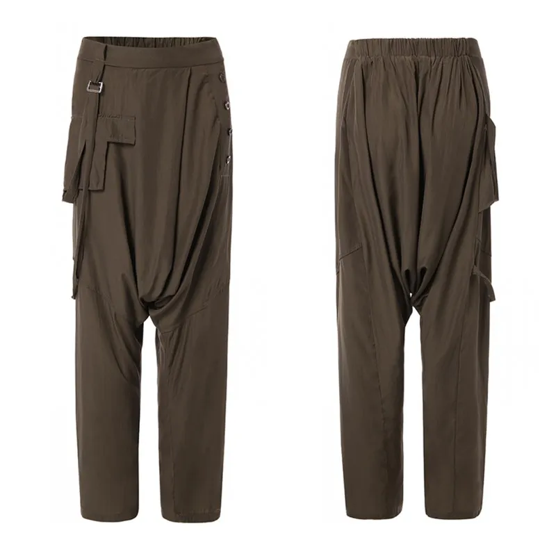 Plus Size Turnip Drop Crotch Pants Women's Causal Trousers 2020 ZANZEA Overalls Button Elastic Waist Pantalon Female Palazzo 5XL
Plus Size Turnip Drop Crotch Pants Women's Causal Trousers 2020 ZANZEA Overalls Button Elastic Waist Pantalon Female Palazzo 5XL