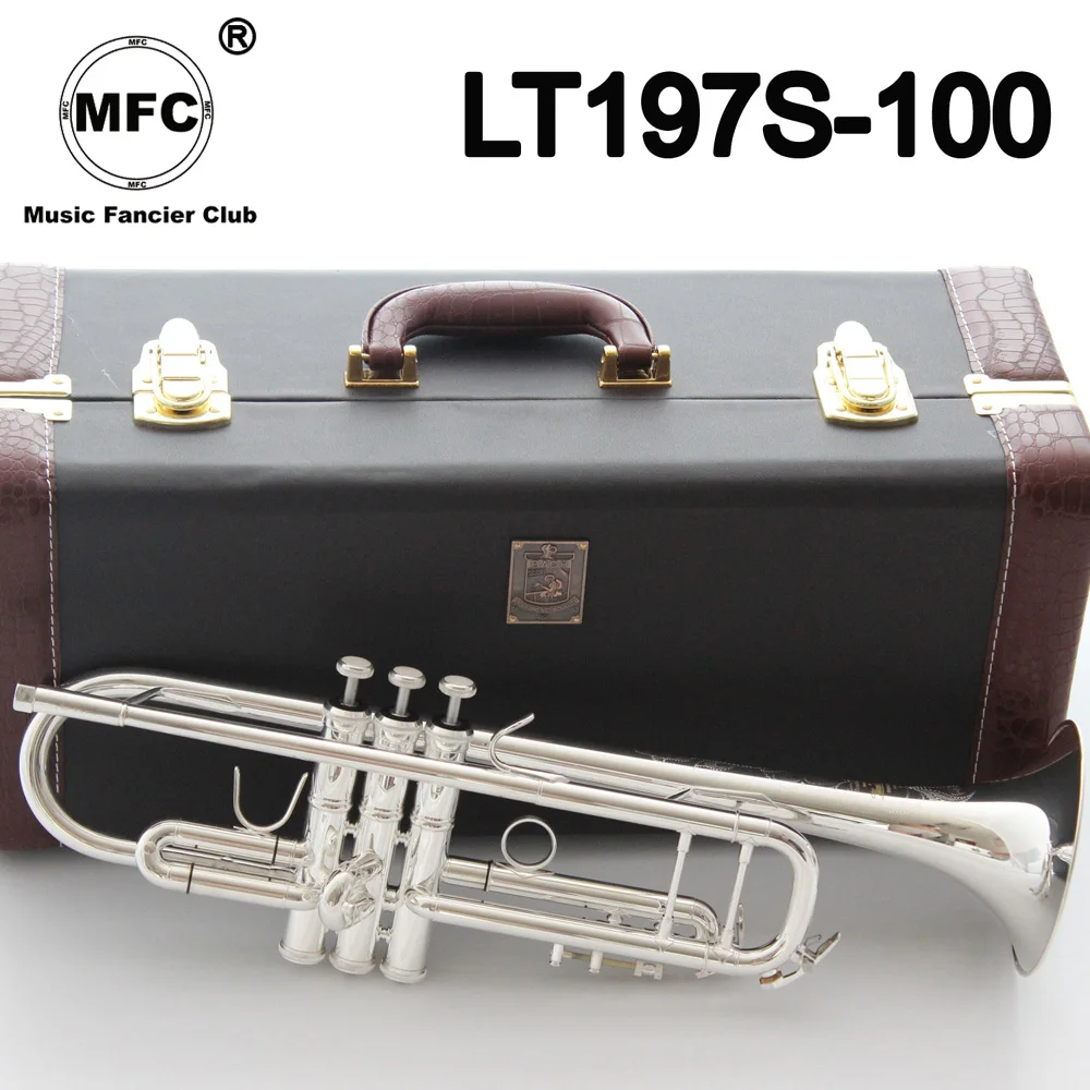 Новые музыкальные любитель клуб Bb Труба LT197S-100 посеребренные Музыкальные инструменты профессиональный трубы 197S100 с Чехол мундштук
Новые музыкальные любитель клуб Bb Труба LT197S-100 посеребренные Музыкальные инструменты профессиональный трубы 197S100 с Чехол мундштук