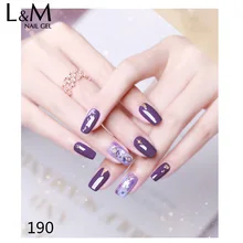 Ibdgel 1pc バイオレットカラージェルシリーズネイルジェルポリッシュ黒ボトル高技術。高品質 12 カラータイプ接着剤(China)