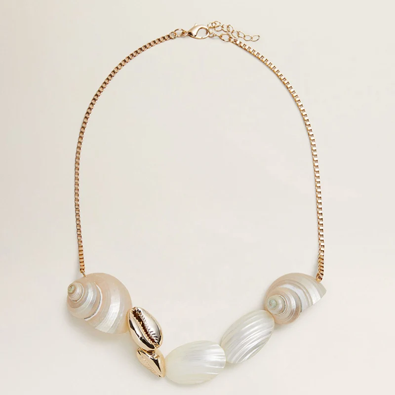 2019 ZA Boho Conch Shell Necklace Gold Shell Chain Necklace Women Seashell Choker Necklace Pendants Jewelry Bohemian
2019 ZA Boho Conch Shell Necklace Gold Shell Chain Necklace Women Seashell Choker Necklace Pendants Jewelry Bohemian