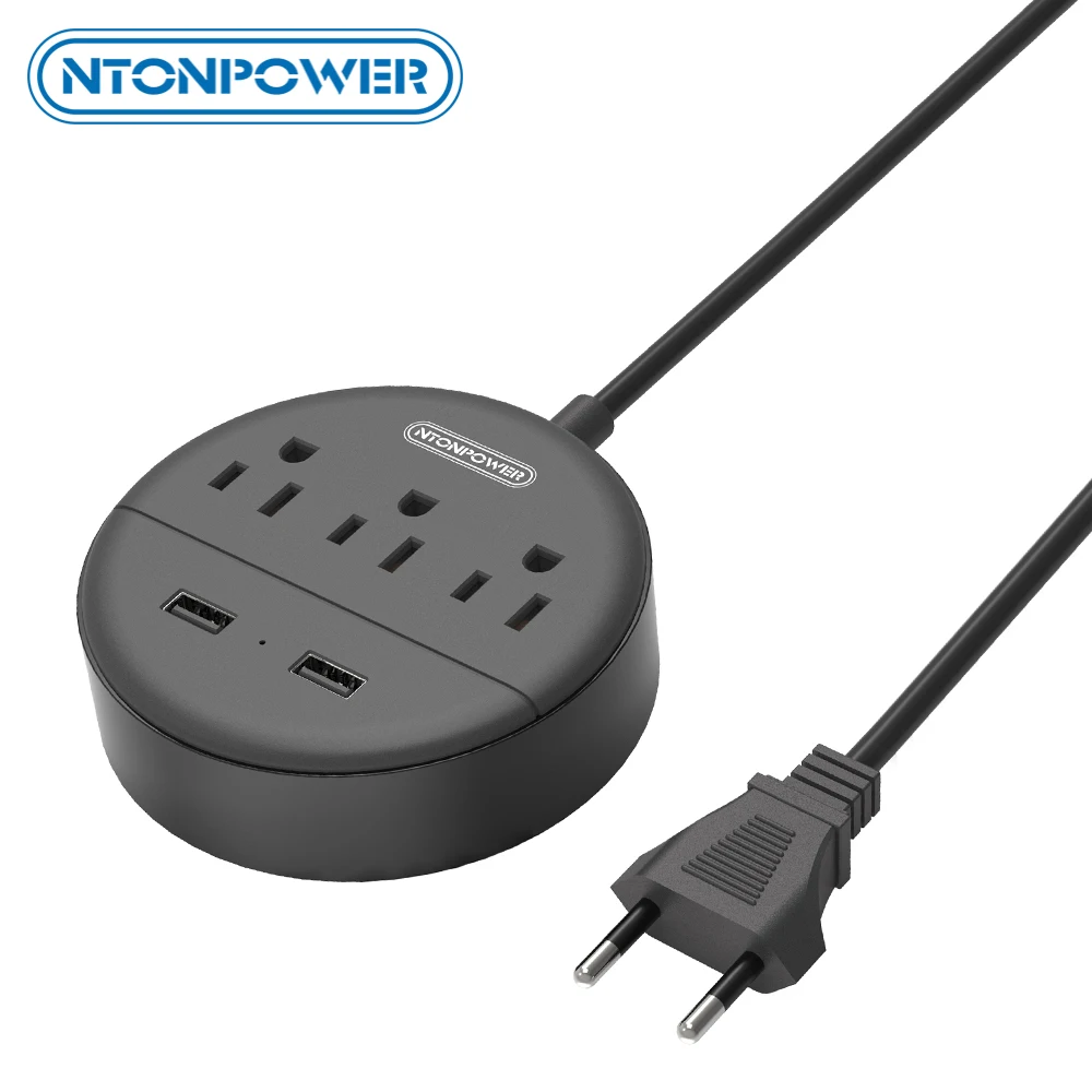 NTONPOWER Travel Mini Usb Socket EU Plug TO US Plug With 3US Socket 2USB Wall Mounted Power Strip For Cruise Ships/Business Trip
NTONPOWER Travel Mini Usb Socket EU Plug TO US Plug With 3US Socket 2USB Wall Mounted Power Strip For Cruise Ships/Business Trip